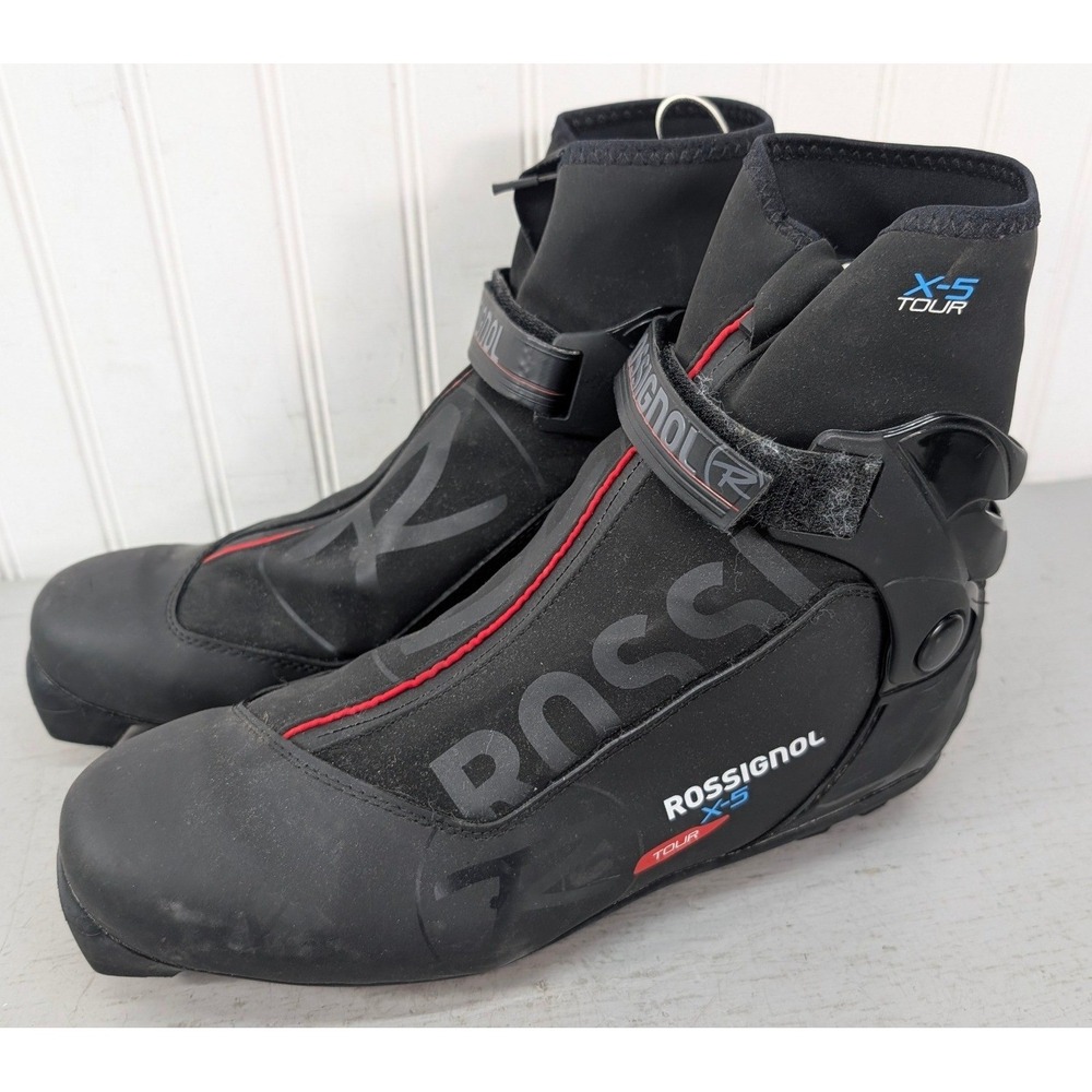 Rossignol Cross Country Nordic Ski Boots X-5 Tour Men's EU 45 Black NNN Touring